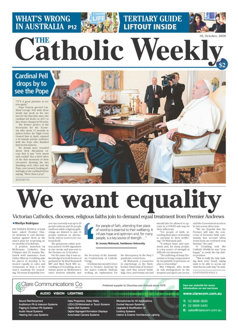 Subscription to The Catholic Weekly The Catholic Weekly