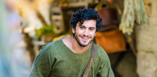 Aussie actor George Xanthis, playing St John the Beloved in The Chosen. Photo: The Chosen