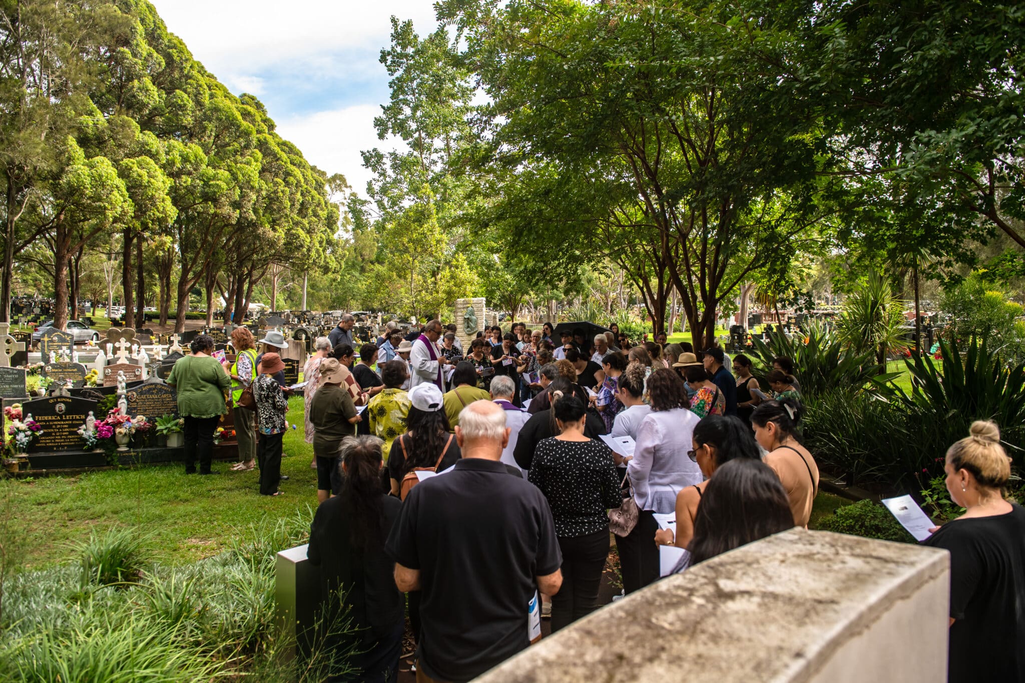 Rookwood Cemetery holds Stations of the Cross